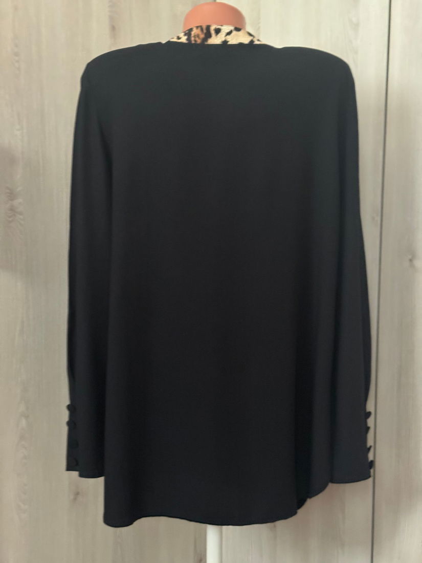 BLUZA DEOSEBITA PRINT LEOPARD VASCOZA MARIME 40 SUEDIA