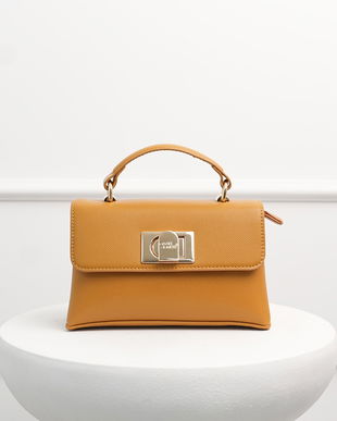 Geanta mica galben mustar din piele ecologica