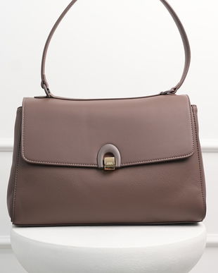 Geanta maro din piele ecologica cu maner rotund