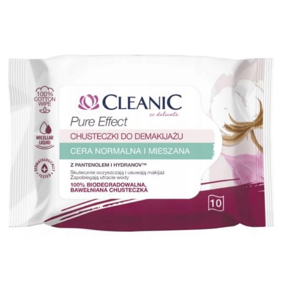 Servetele Umede Demachiante - Cleanic Pure Effect, 10 buc