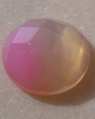 Agata cabochon fatetat aprox 20x7 mm