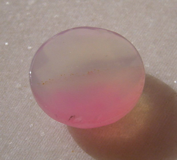 Agata cabochon fatetat aprox 20x7 mm