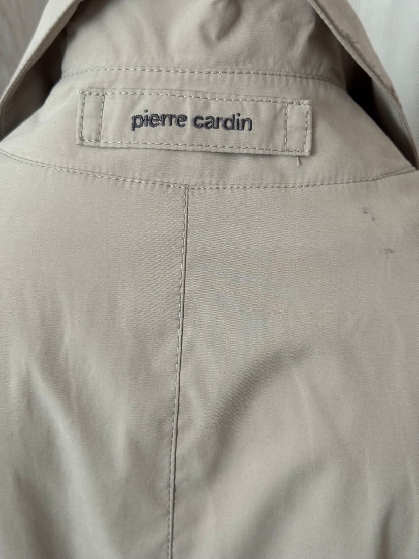 TRENCH BARBATI PIERRE CARDIN AUTENTIC MARIME 50 , UMERI 55 CM
