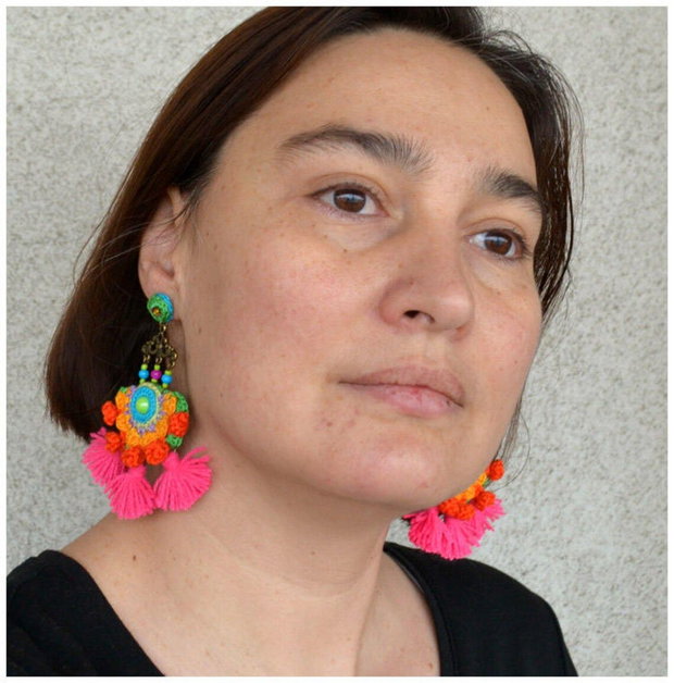cercei mexicani, cercei crosetati