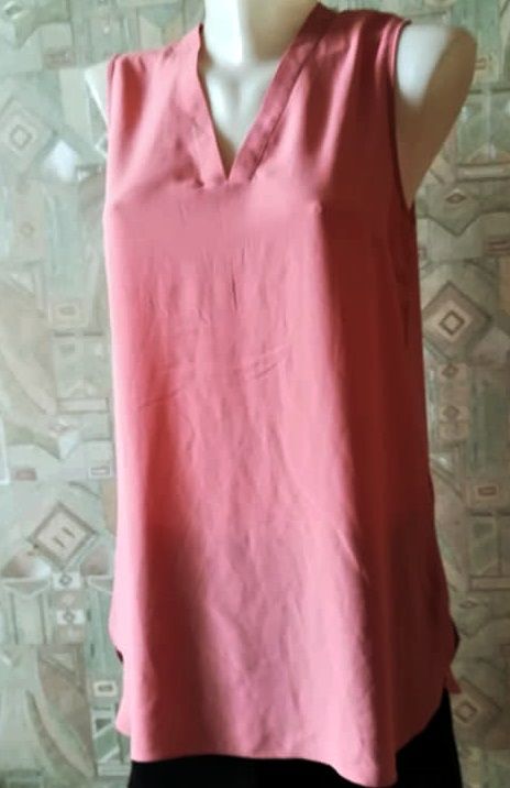 bluza de voal roz prafuit somon