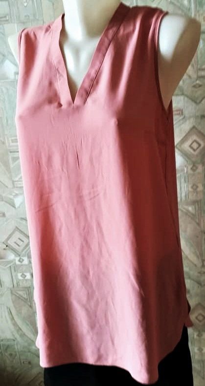 bluza de voal roz prafuit somon