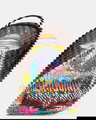 Sprayground rucsac culoarea maro, mare, cu imprimeu, 910B6442NSZ