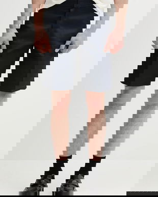 Dickies pantaloni scurți 874 Short Dark Navy culoarea bleumarin, DK0A86190DN1