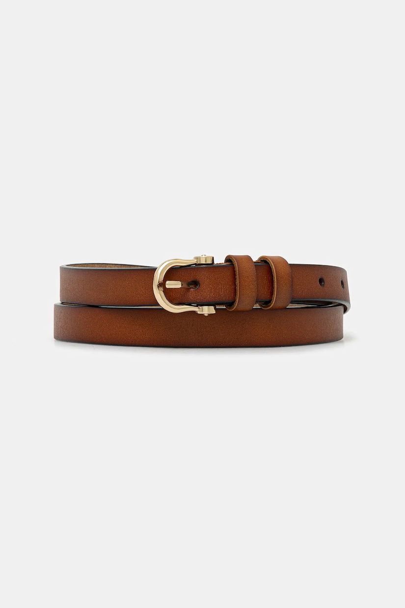 Answear.LAB curea de piele culoarea maro