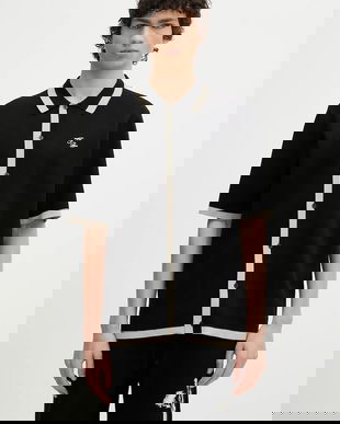 Filling Pieces cămașă Gardener culoarea negru, cu guler clasic, relaxed, 91299851861