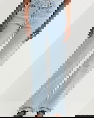 Coperni x Disney Crown  jeans high waist, DP133F2024