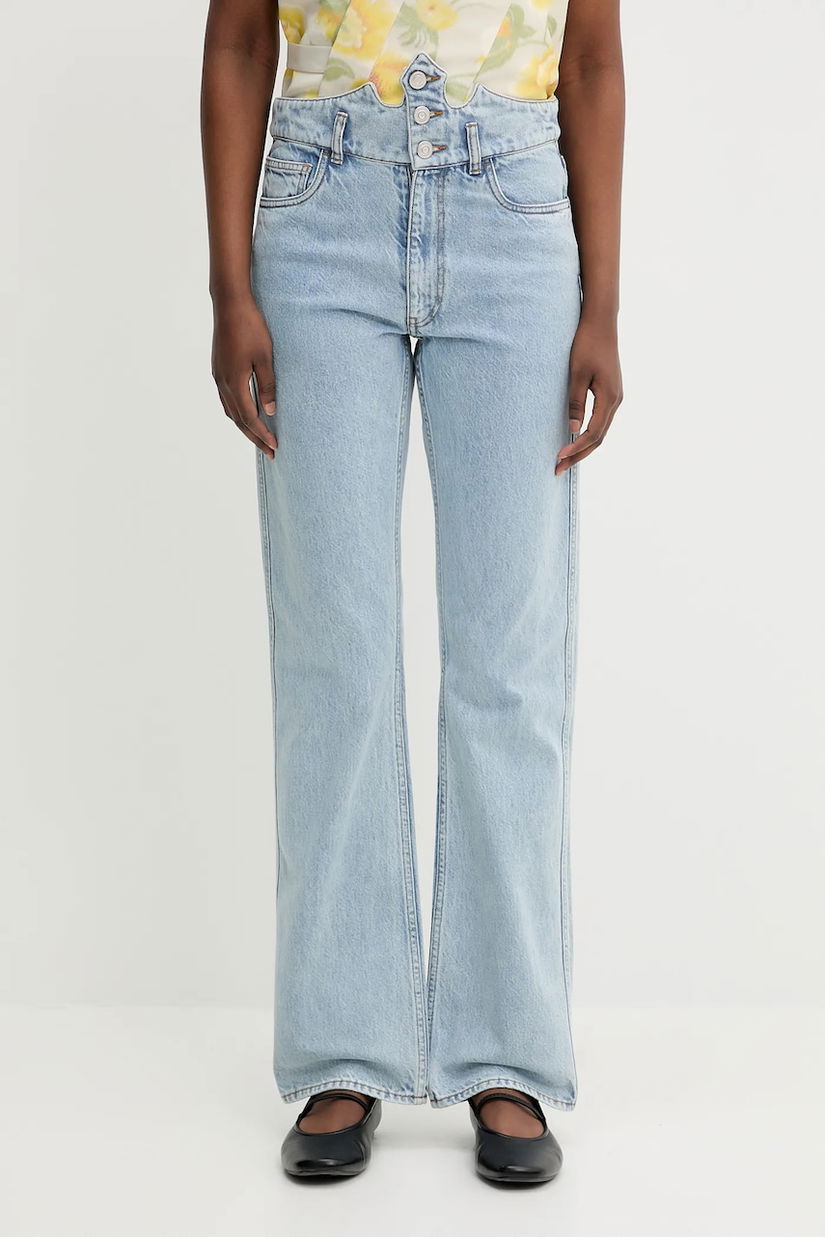Coperni x Disney Crown  jeans high waist, DP133F2024
