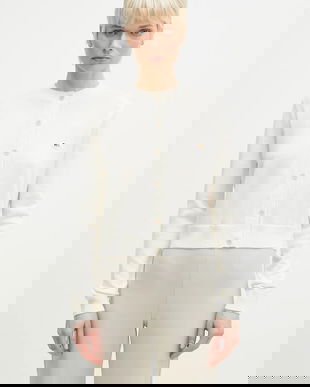 Fiorucci cardigan din lână Angel Patch femei, culoarea bej, light, W02SPKCA337KN03WH02