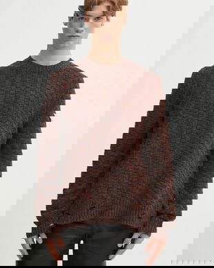 MM6 Maison Margiela pulover de lână culoarea maro, SH2HL0034.M13174.961