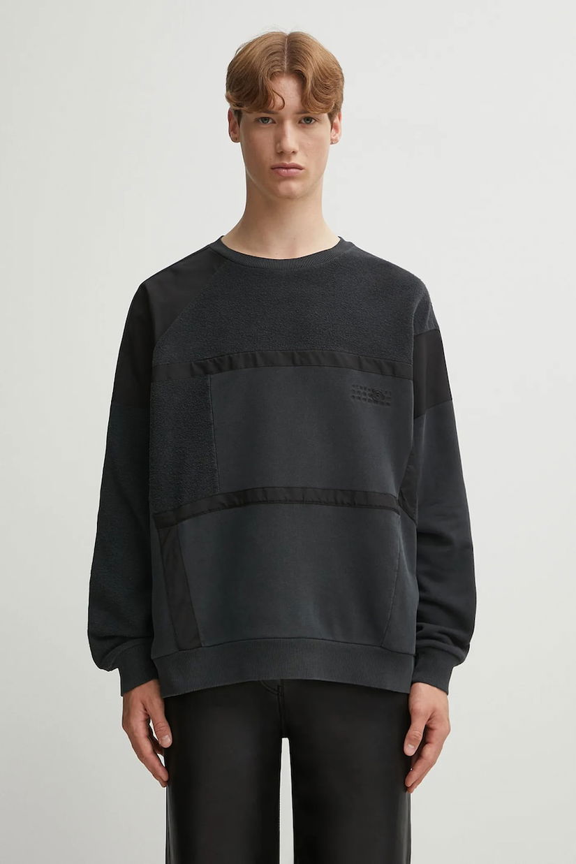MM6 Maison Margiela hanorac de bumbac culoarea negru, uni, SH2GU0026.M25024.899