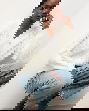 Answear.LAB cardigan din cașmir culoarea bej