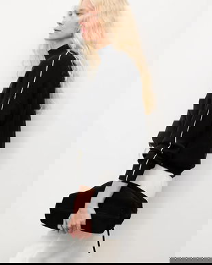 Answear.LAB pulover de cașmir culoarea negru, cu turtleneck