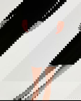 Fracomina fustă culoarea negru, midi, creion, FR25WG4004K55601