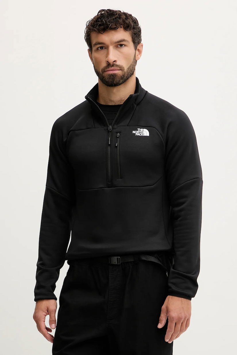 The North Face bluză Meteora culoarea negru, uni, NF0A8E1MJK31