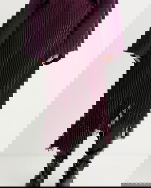 BOSS fustă culoarea bordo, midi, evazați, 50546594