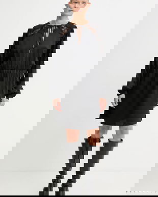 BOSS Orange rochie culoarea negru, 50548379