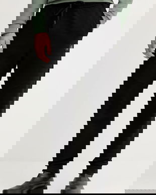 BOSS Green pantaloni de trening culoarea negru, uni, 50543860