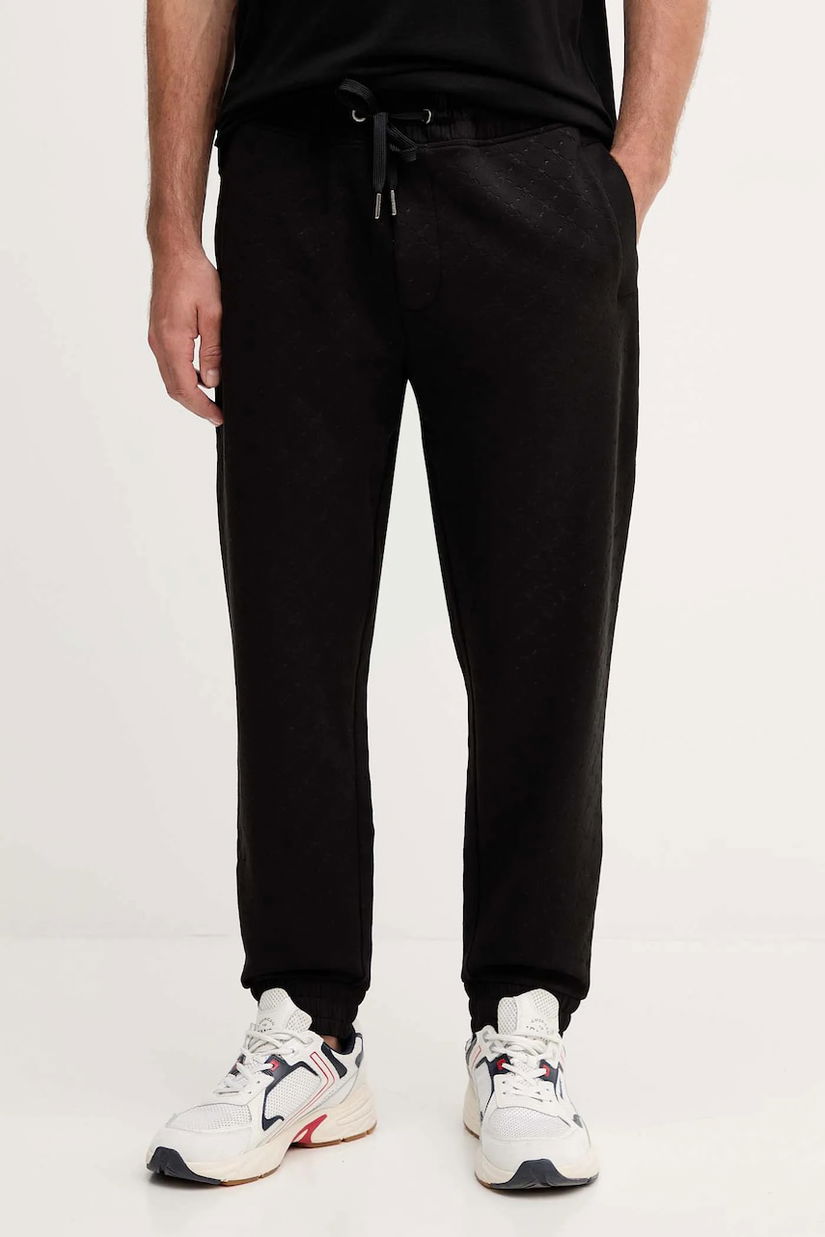 Joop! pantaloni de trening culoarea negru, cu imprimeu, 30047443