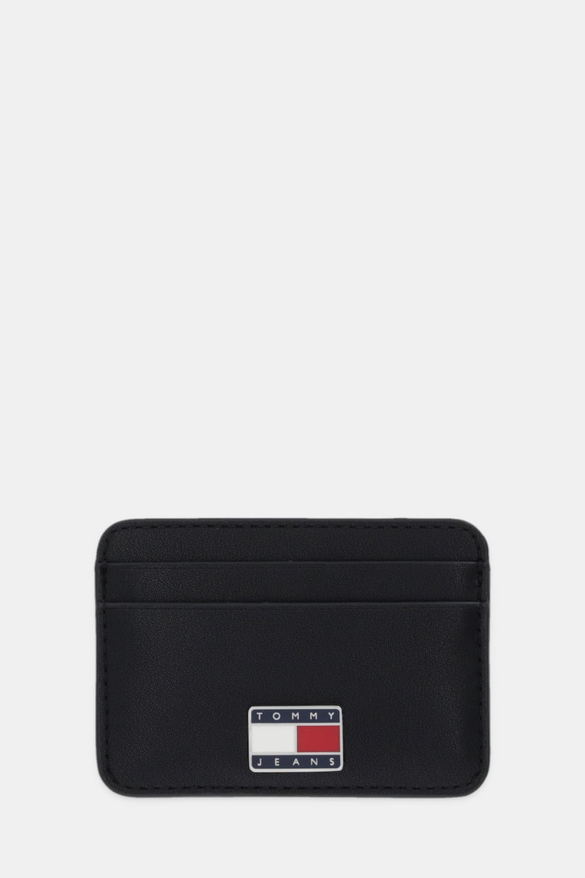 Tommy Jeans carcasă cardului culoarea negru, AW0AW18030