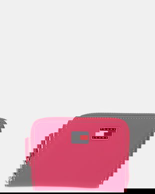 Tommy Jeans portofel culoarea roz, AW0AW18031