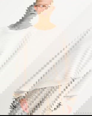 BOSS bluză culoarea bej, uni, 50550338