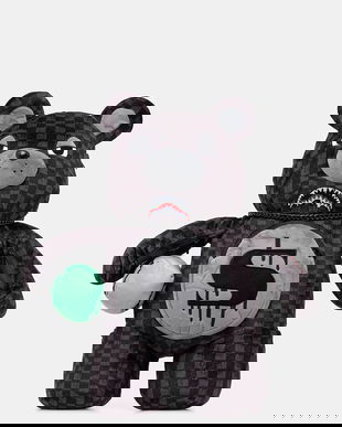 Sprayground rucsac culoarea gri, mic, cu imprimeu, 910B7974NSZ