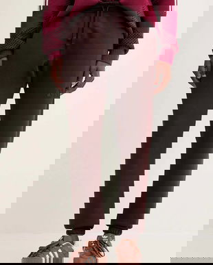 adidas pantaloni de trening All Szn culoarea maro, uni, JX5098