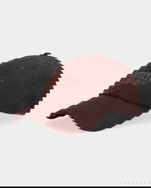 Tommy Jeans șapcă de baseball din catifea culoarea maro, AW0AW17908