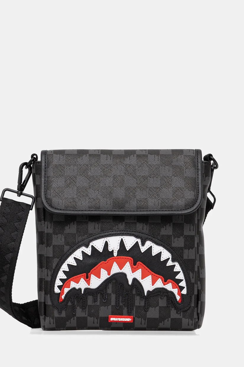 Sprayground borsetă culoarea gri, 910B7962NSZ