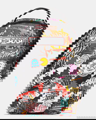 Sprayground rucsac culoarea gri, mare, cu model, 910B7820NSZ