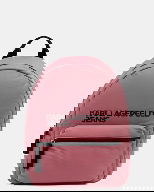 Karl Lagerfeld Jeans rucsac culoarea roz, mare, uni, A4W30294