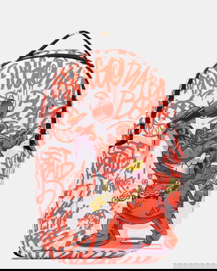 Sprayground rucsac culoarea rosu, mare, cu model, 910B6816NSZ