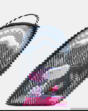 Sprayground rucsac culoarea gri, mare, cu model, 910B7655NSZ