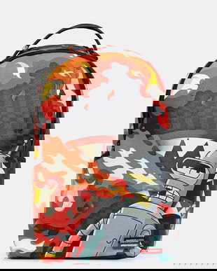 Sprayground rucsac culoarea gri, mare, cu model, 910B7795NSZ