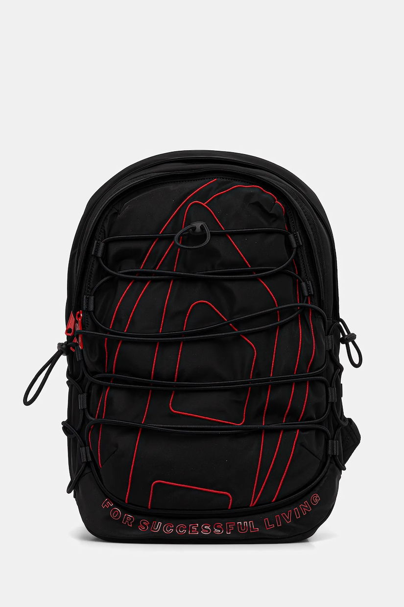 Diesel rucsac TECH-D TECH-D BACKPACK culoarea negru, mare, cu imprimeu, X10408.P3914