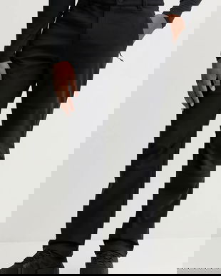 Jack Wolfskin pantaloni de exterior TREK TERRAIN culoarea negru, A65300