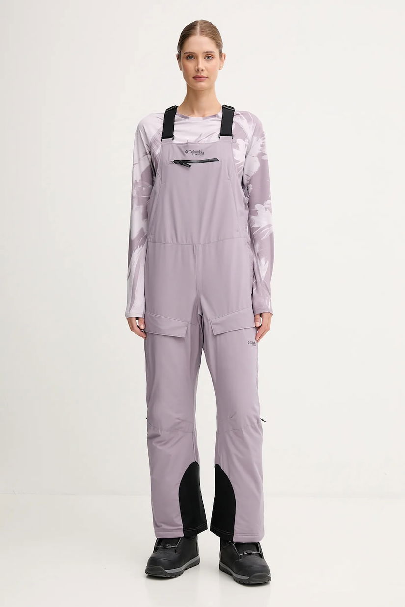 Columbia pantaloni sport de iarnă Highland Summit culoarea violet, 2085781