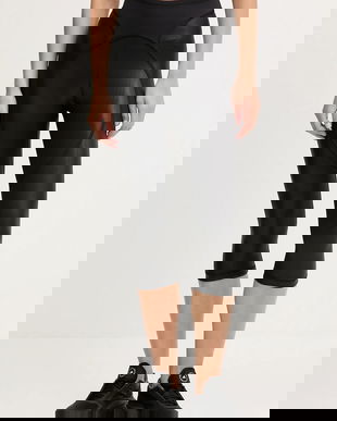 adidas by Stella McCartney leggins de antrenament TruePurpose culoarea negru, cu imprimeu, JM8462