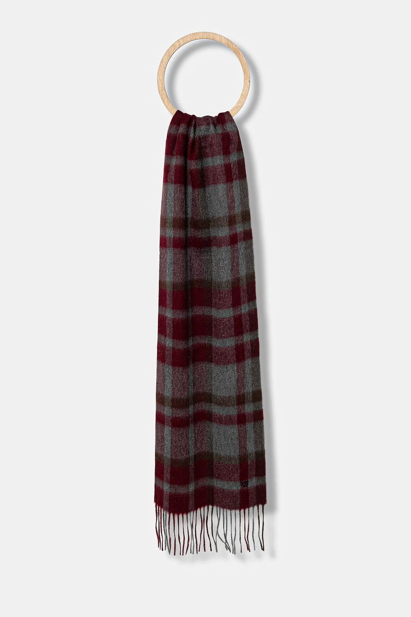 Weekend Max Mara eșarfă de cașmir CATONE culoarea gri, cu model, 2525546015600