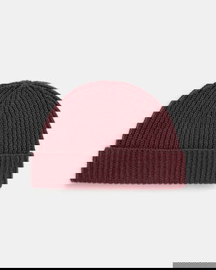 BOSS căciulă de lână BECKHAM X BOSS culoarea bordo, 50552850