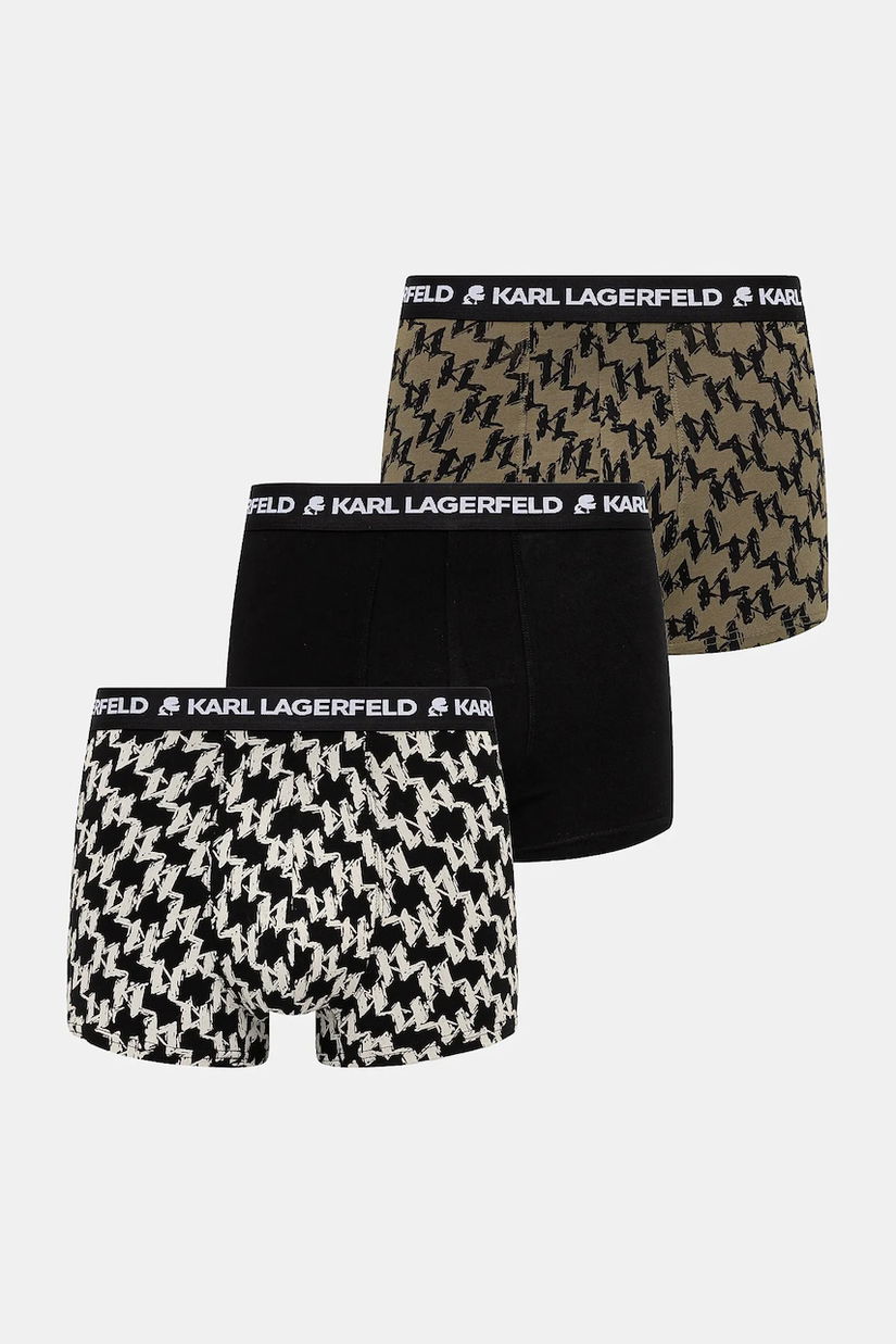 Karl Lagerfeld boxeri 3-pack culoarea negru, A4M47001