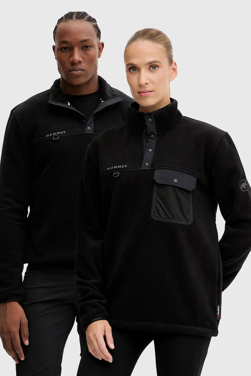 Mammut hanorac Moonstone Hybrid culoarea negru, uni, 1014.06120