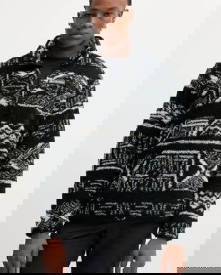 Columbia hanorac în aer liber Rugged Ridge culoarea negru, cu model, 2135471