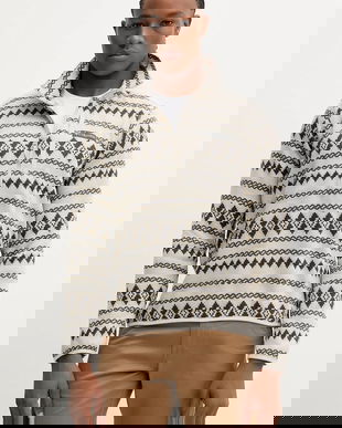 Columbia hanorac în aer liber Sweater Weather culoarea bej, cu model, 2097741