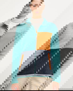 Smartwool hanorac culoarea turcoaz, cu model, SW002966